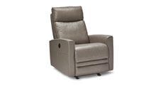 Lounge Chair for healthcareRocker Power-recliner. Stocked in Apollo Chocolate and Grey.
