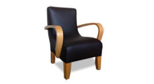 Supportive housing seating - Bed bug resistant chair. Arms and feet available in light or espresso finish only