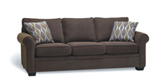 Sofas for healthcare - Retirement home sofa. Custom stain wood finish. Lift out flow through seat cushion.