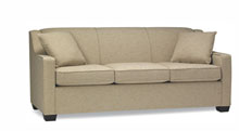 Sofas for healthcare - Espresso leg standard. Also available in Light & Unfinished.