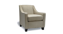 Lounge Chair for healthcareEspresso leg finish standard. Also available with Light & Unfinished leg.
