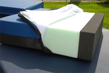 Antimicrobial, waterproof mattresses for use in health care homes